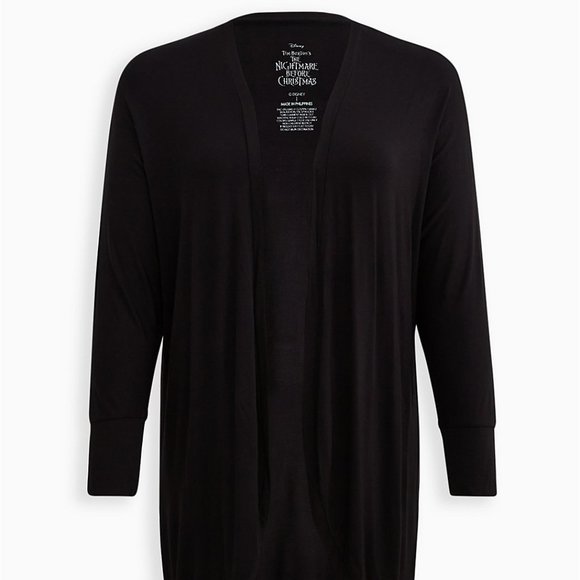 NWT TORRID DISNEY NIGHTMARE BEFORE CHRISTMAS JACK SKELLINGTON CARDIGAN HALLOWEEN - Picture 8 of 10